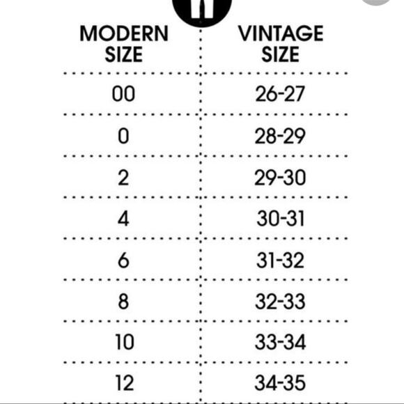 Rumble Seats Vintage 70s 80s Super High Waist Striped Plaid Jeans Size 25 Rare - Picture 5 of 13